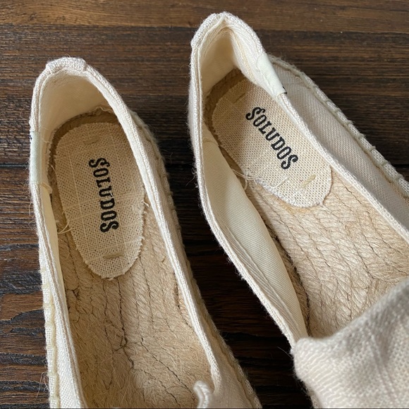 Soludos Peach Bum Embroidered Smoking Slipper Espadrilles - Picture 9 of 11